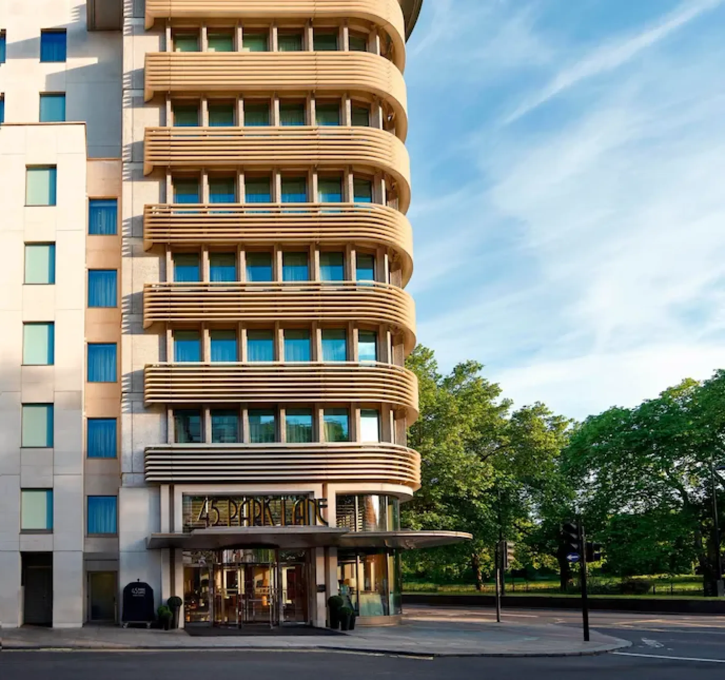 45 Park Lane contemporary luxury exterior