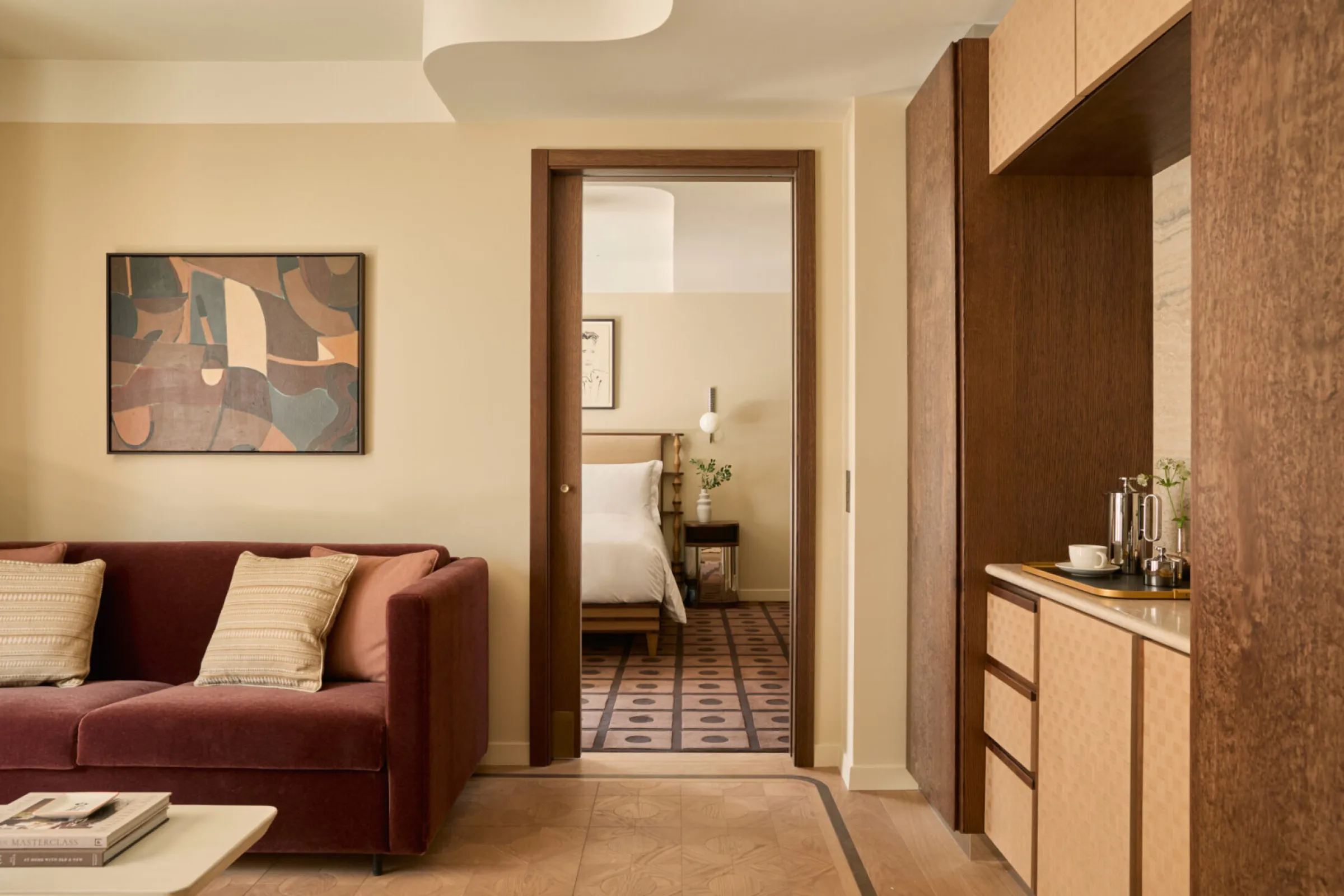 The Newman guest rooms interior, Fitzrovia