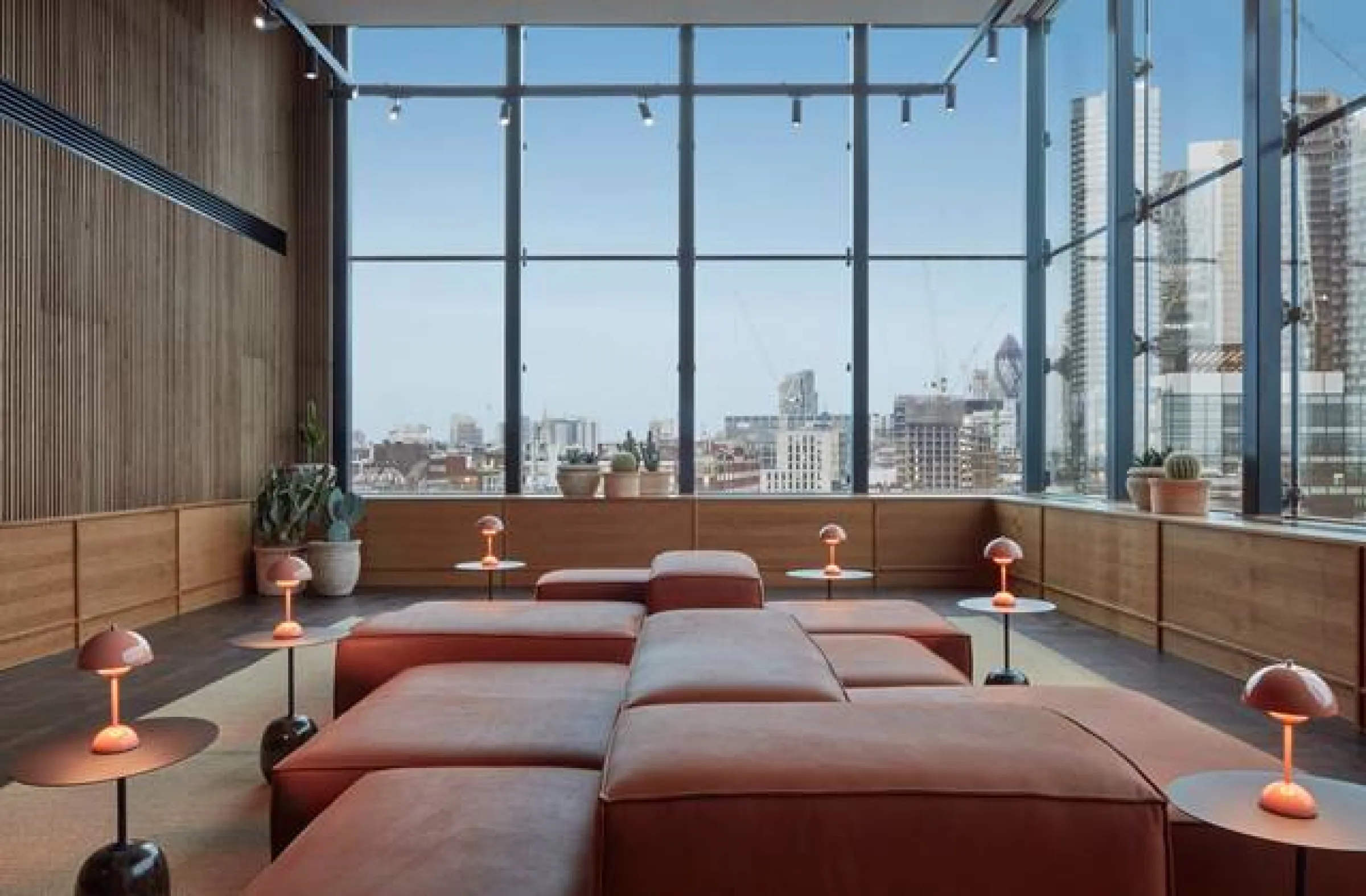 One Hundred Shoreditch rooftop and design interior